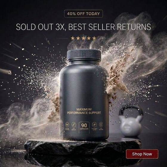 supplements brand performance creative